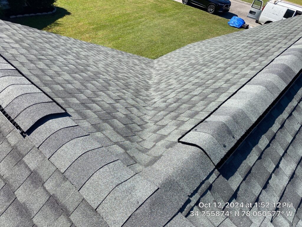 new roof installed in leland