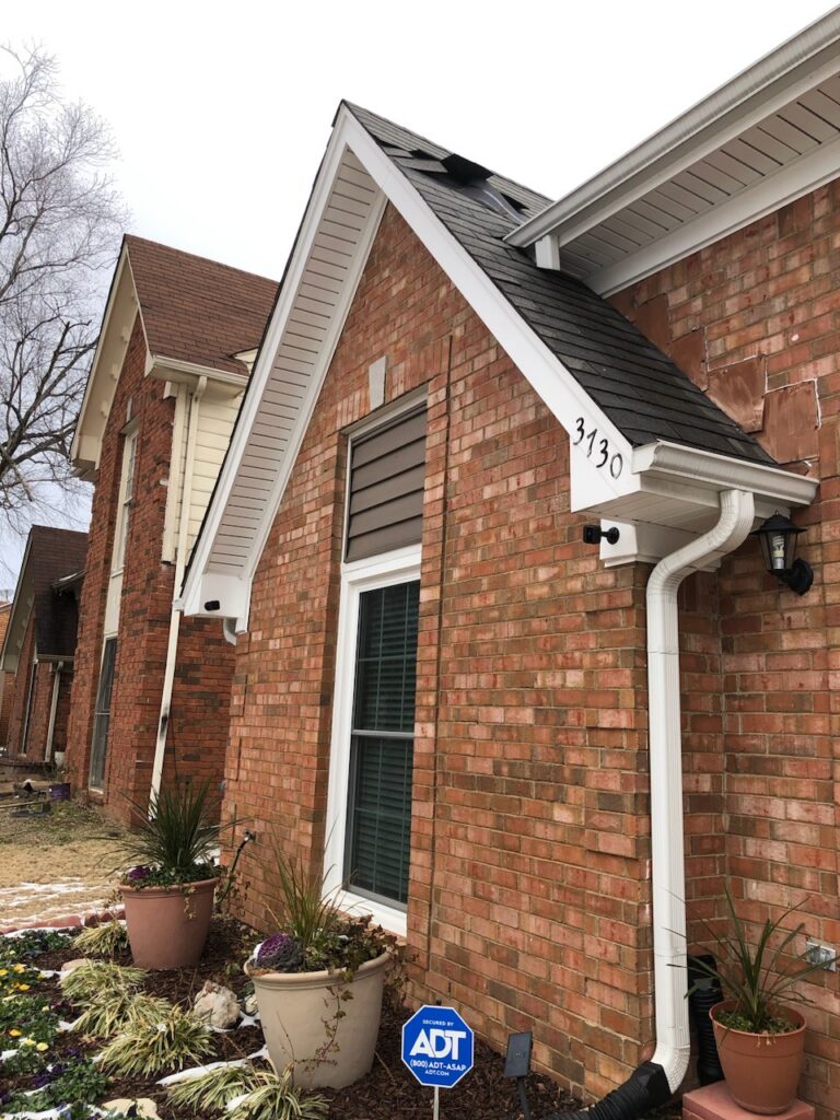 lifted shingle caused by wind/storm