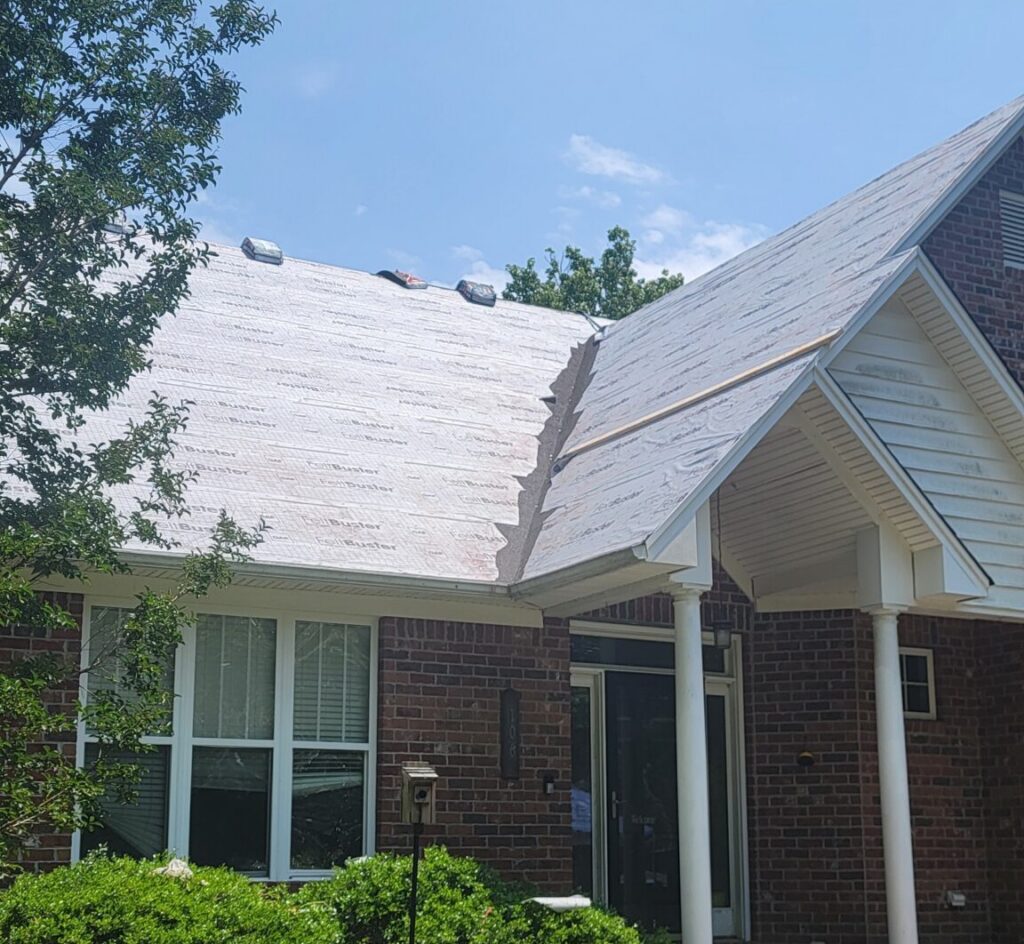 roof underlayment install new roof in Wilmington nc