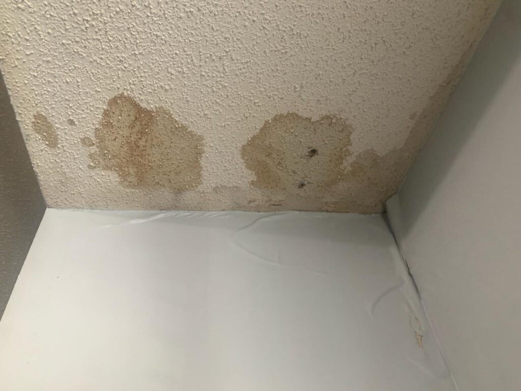 water Stains on ceiling