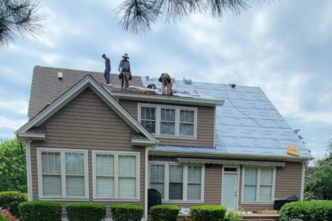 new roof installed in Landfall subdivision, Wilmington, NC by No Limit Roofing